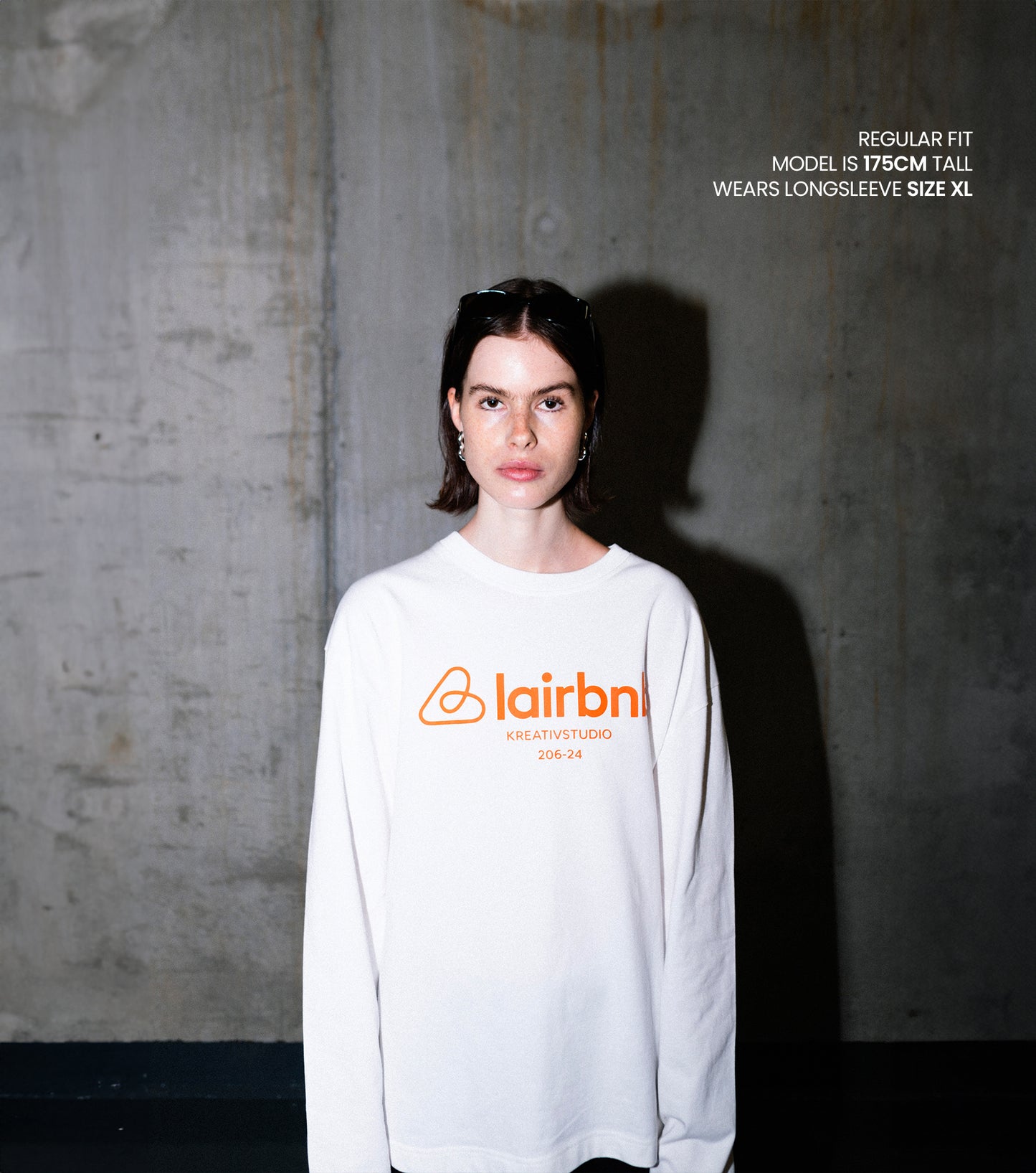 LAIRBNB LONGSLEEVE WEISS